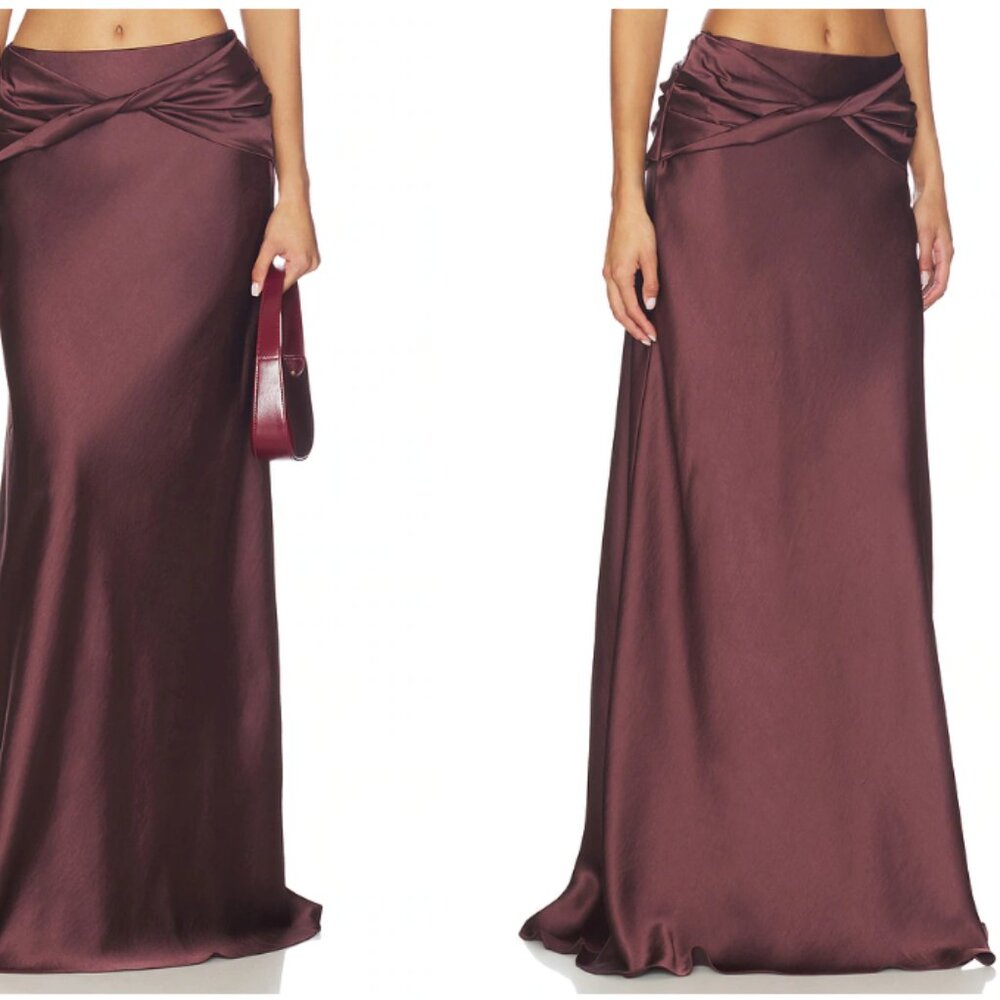 Arcina Ori Andi Plum Maxi Skirt NWT
